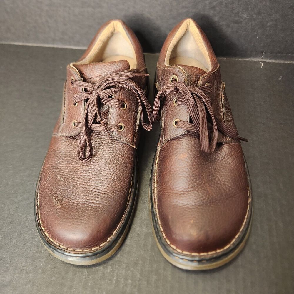 Doc Martens Shoes 11194 Brown Leather Lace Up Oxfords Mens Sz 10 / Womens Sz 11